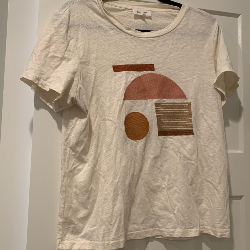 Trendy Bohme embroidered t shirt